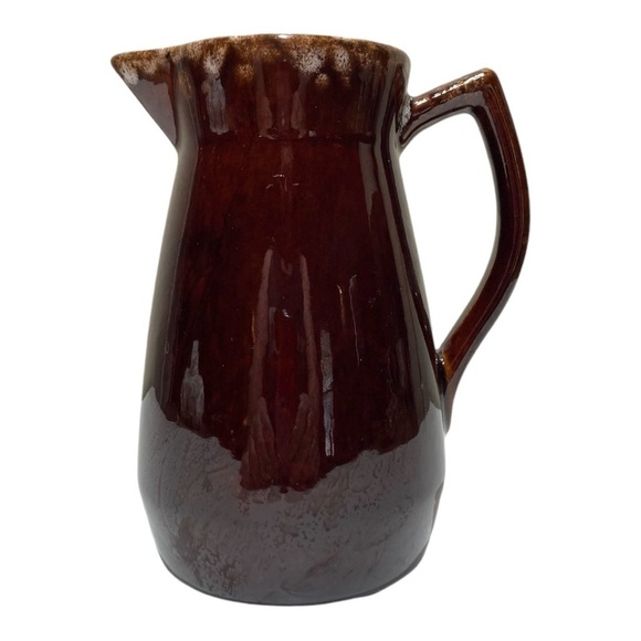 Vintage Hull USA Ovenproof Drip Glaze Pitcher - Picture 5 of 7